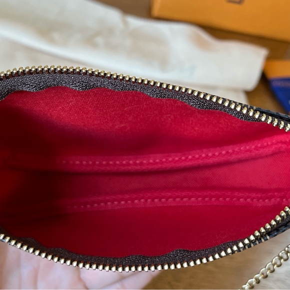 Unused Louis Vuitton Mini Pochette in Damier Ebene - Picture 11 of 11